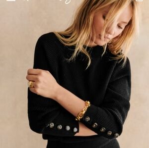 Sezane Sami Jumper, Small, Black